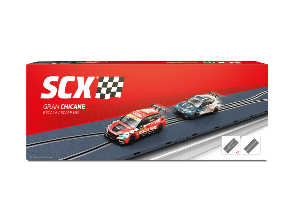SCX 1:32 U10434 Grand Chicane Narrowing Straight Track x3 Track ...