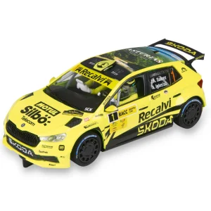 SCX Advance E10565 - Mud Effect Škoda Fabia RS Rally2 #5 Recalvi Team  Spanish Super Rally 2023  Four-Wheel Drive