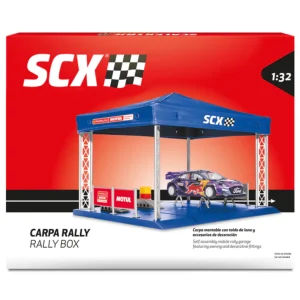 SCX 1:32 U10477 Rally Workshop Tent Service Park Scenery