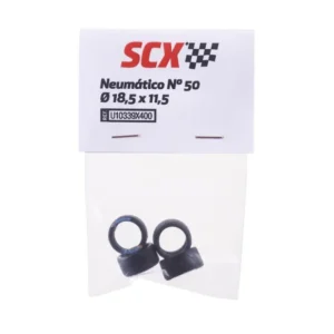 SCX 1:32 U10339 Rubber Tires - Tire Kit #50 18.5x11.5mm - Slick x4 Pack