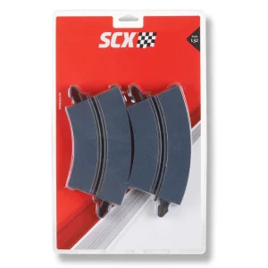 SCX 1:32 U10400 Single Lane R1 Curves Radius 1 / 45° x4 Track Sections Pit Lane Extension