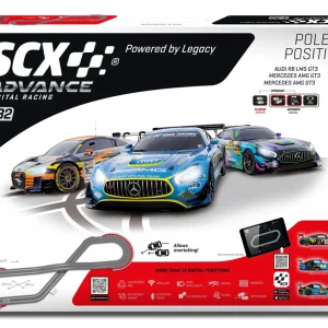 SCX Advance E10596 Pole Position Digital Slot Car Racing Set  Audi vs. Mercedes-AMG
